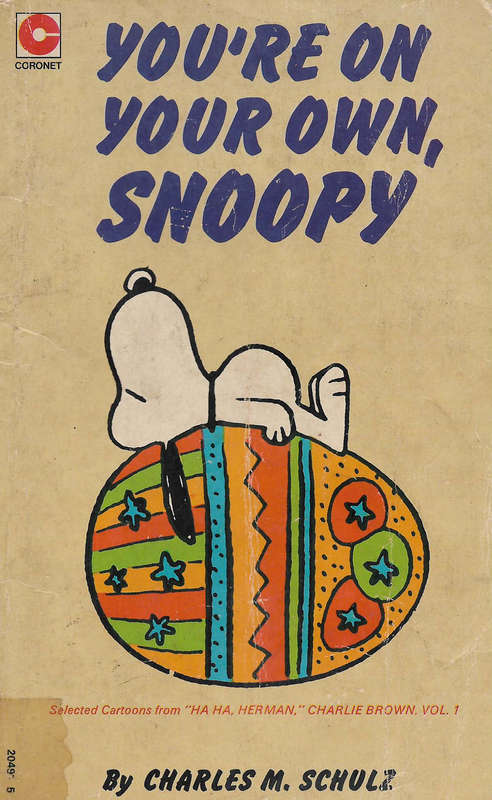 You're on your own, Snoopy