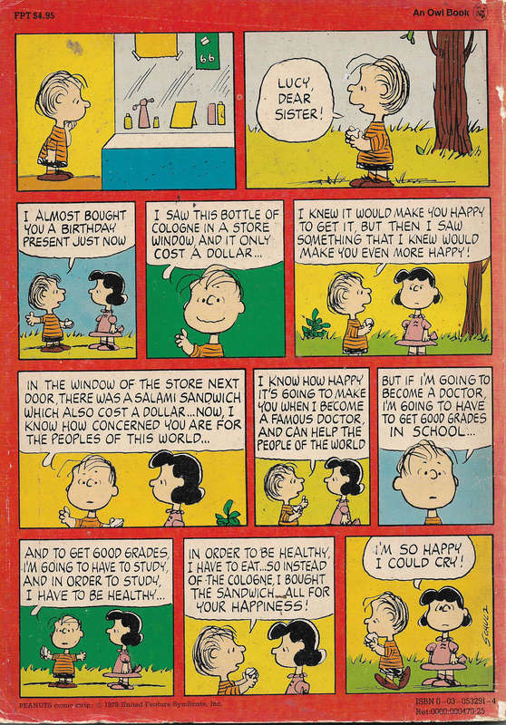 Peanuts - And a Woodstock in a birch tree