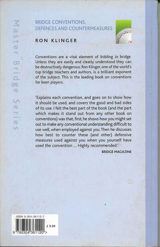 Ron Klinger - Bridge Conventions, Defences and Countermeasures