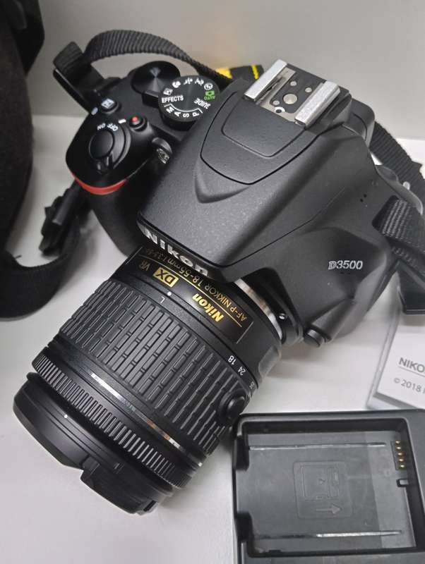 Nikon D3500, 24.2 Mpx Dslr Camera-18-55mm Dx lens