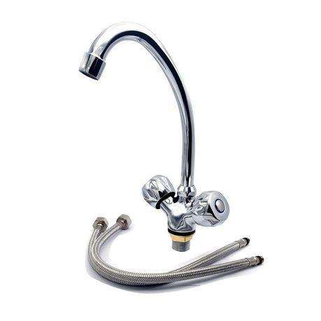 Double Handle Kitchen Mixer Faucet Tap