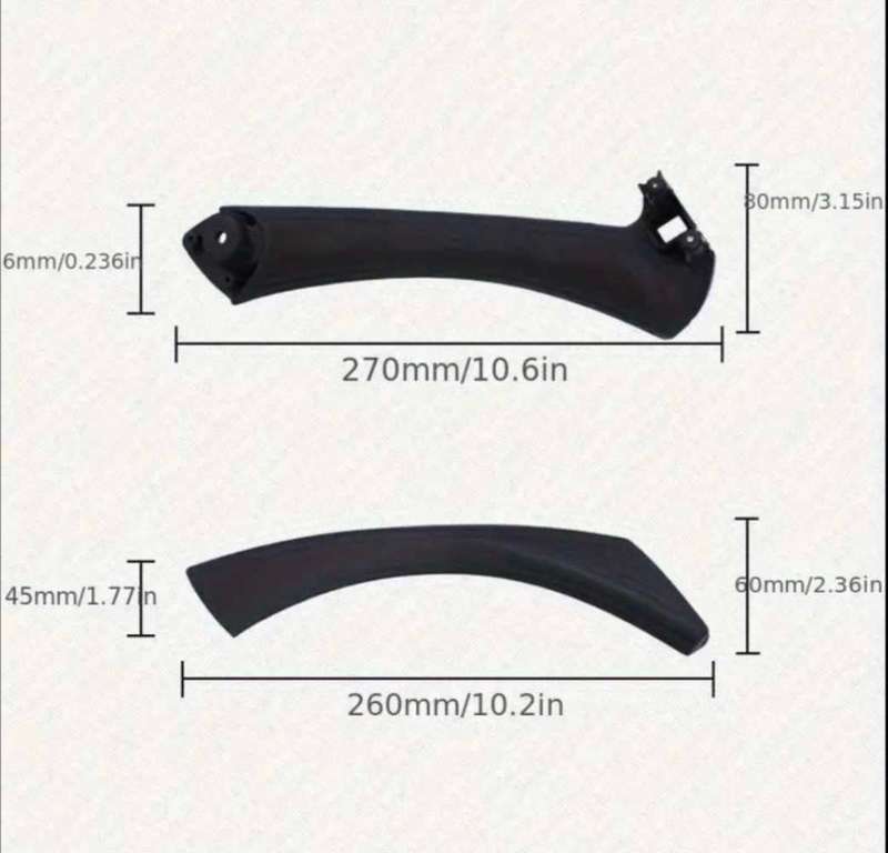 6 pcs BMW E90 INTERIOR DOOR HANDLES SND COVERS