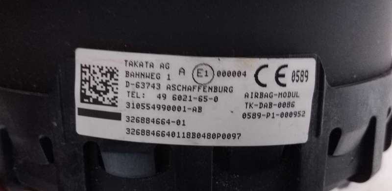 BMW E90 E91 E92 E93 MSPORT STEERING AIRBAG