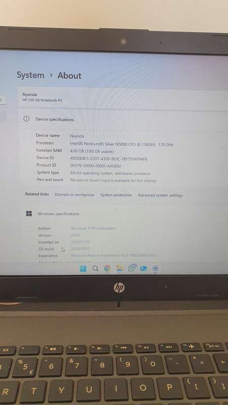 Hp 250 G6 Laptop