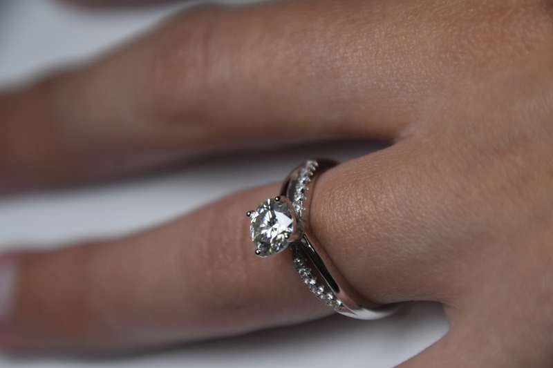Engagement Ring with Certificate of Authenticity