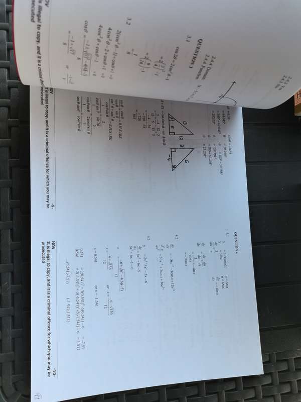 Mathematics N4 Question Papers and Solutions