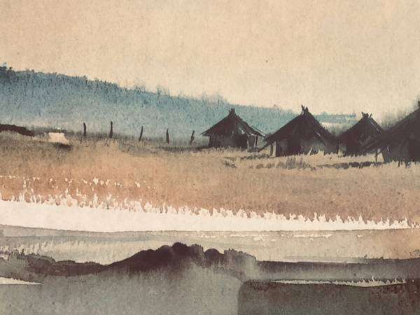 Richard Rennie Watercolor Signed