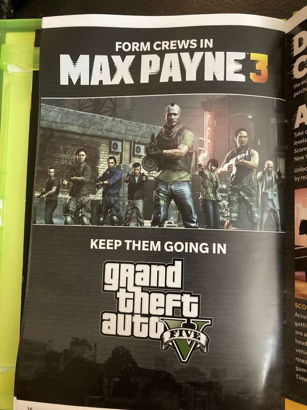 Xbox360 Max Payne 3 + Manual