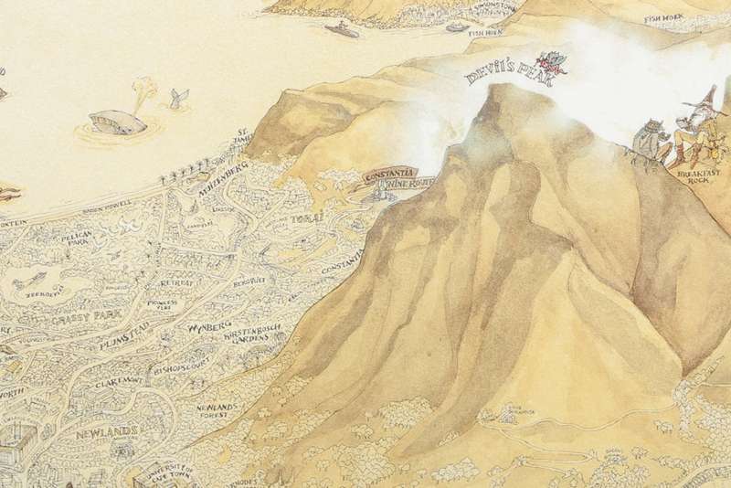Africana Map Cape of Good Hope Africana