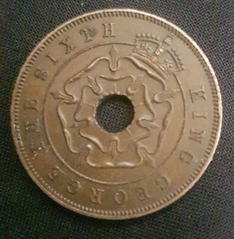 1951 Rhodesian One Penny
