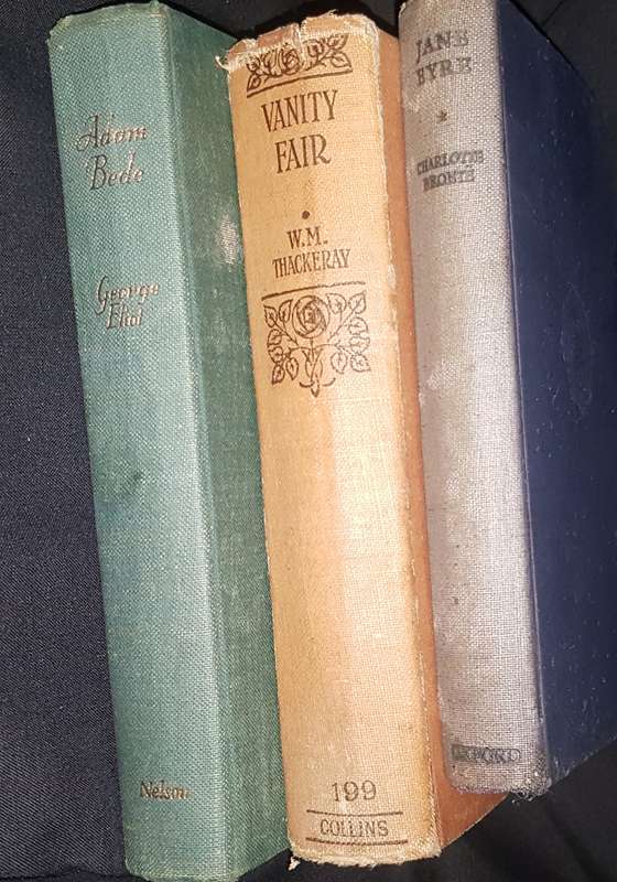 Vanity Fair , Jane Eyre  AND Adam Bede