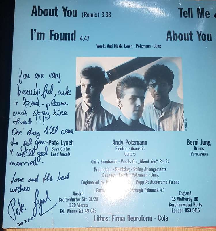 The Yell - About You Signed Vinyl
