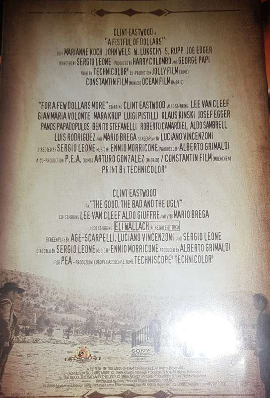 Box Set Clint Eastwood Spaghetti Westerns Collection DVD Box Set