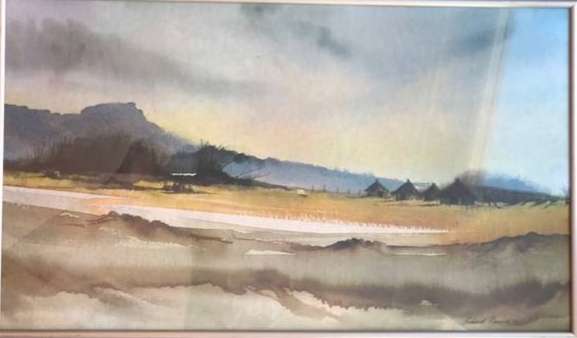 Richard Rennie Watercolor Signed