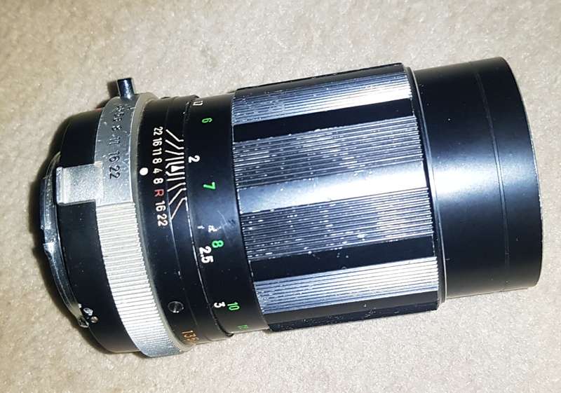 Minolta MC Rokkor 135mm F3.5  Telephoto Lens