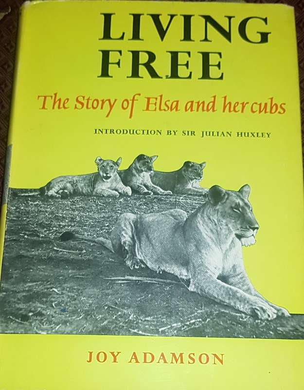 LIVING FREE Signed by Joy Adamson