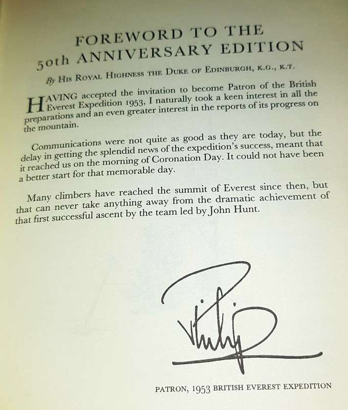 The Ascent of Everest Signed