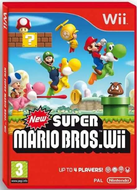 Wii Super Mario Bros & Wii original Manual