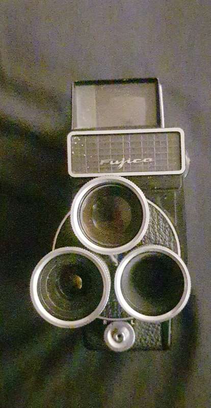 Fujica 8 E E 3 Vintage Camera 8mm Reel Film Camera w/ Three Lenses