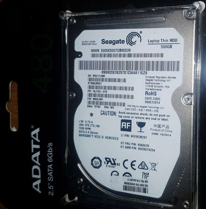Internal 500GB Hard Drive