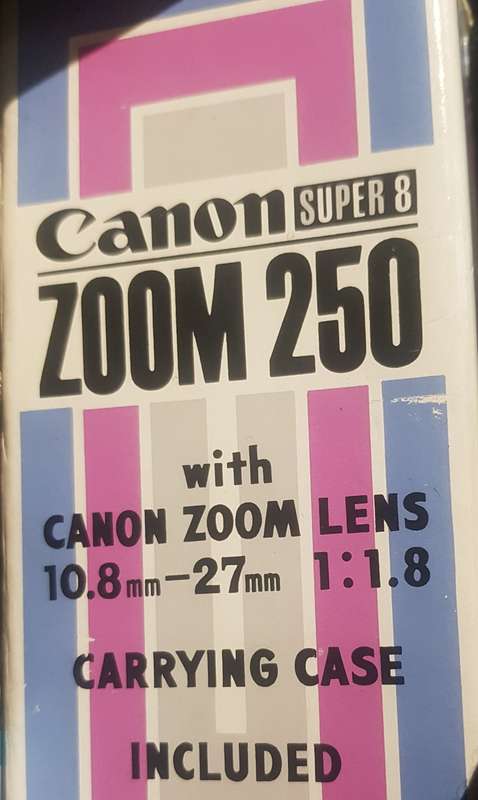 Canon 250 Super 8 Movie Camera