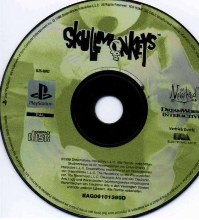 Skullmonkeys PS1