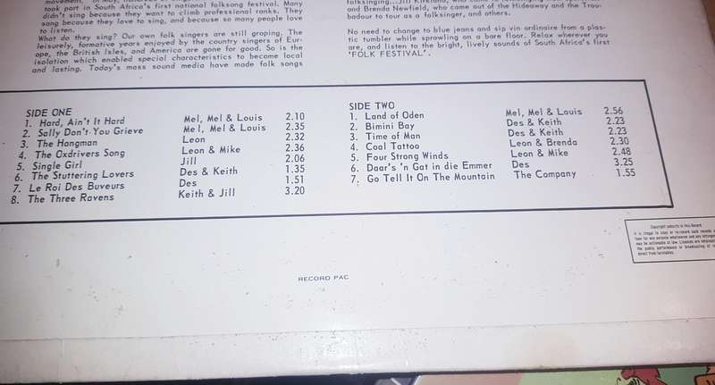 National Folk Song Festival 65 Vinyl