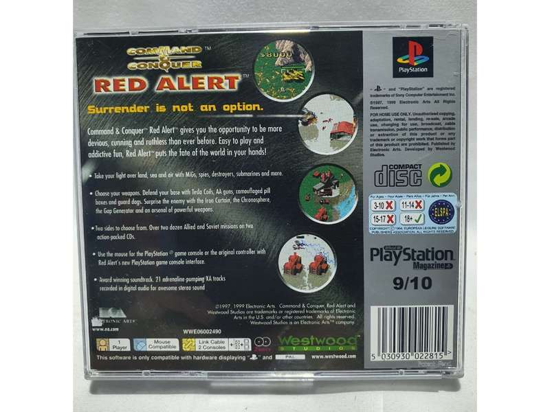 Command & Conquer Red Alert PS1