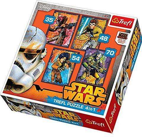 Star Wars Disney's Trefl Rebels 4 in 1 puzzle Star Wars