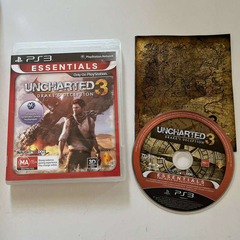 PS3 Uncharted 3 Drake's Deception with Manual (PS3)