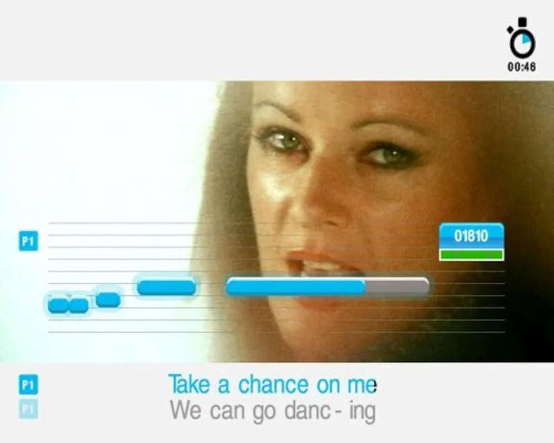SINGSTAR ABBA PS2 + 2 WIRED MICROPHONES PS2