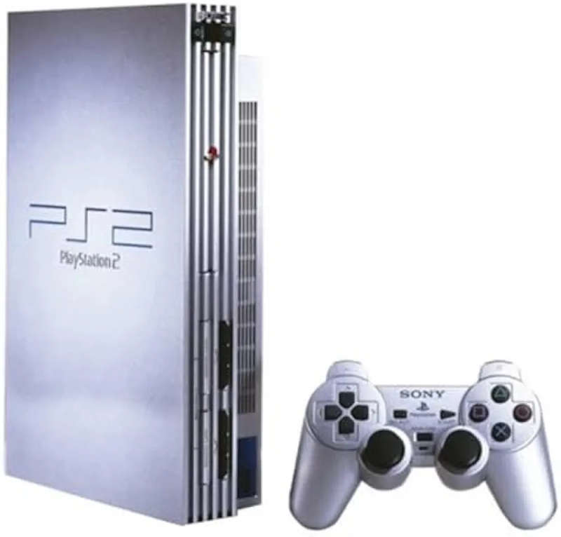 PlayStation 2 PS2 Console Satin Silver SCPH 50004