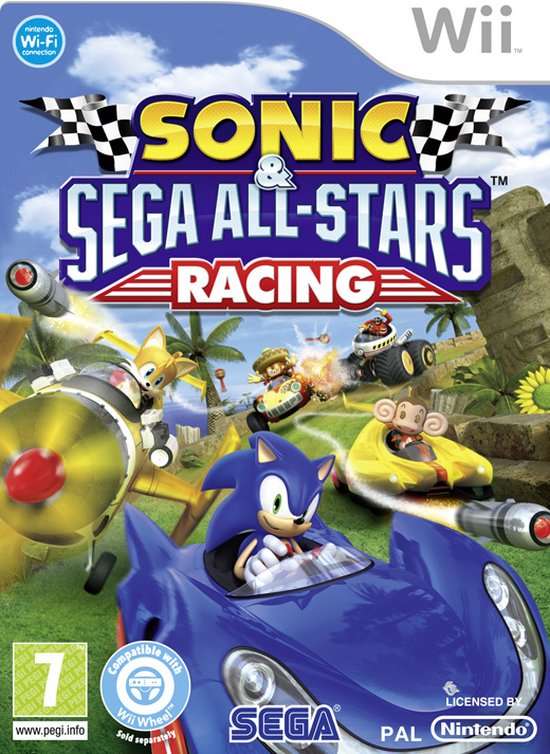Wii Sonic & Sega All Stars Racing Game