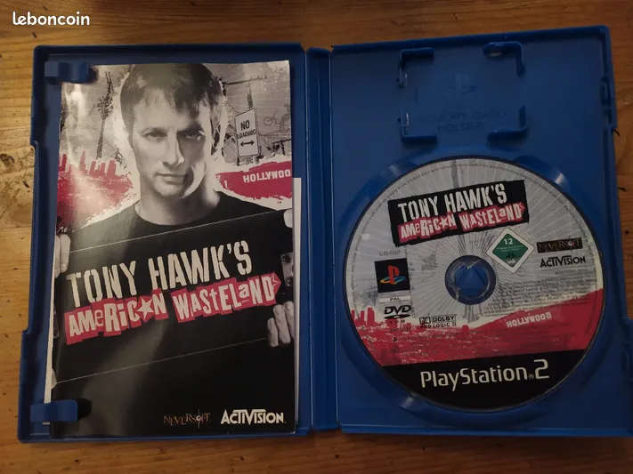 PS2 Tony Hawk's American Wasteland PS2 Tony Hawke's Skateboarding PS2