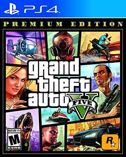 PS4 GTA Premium Edition PS4(Grand Theft Auto) + Map