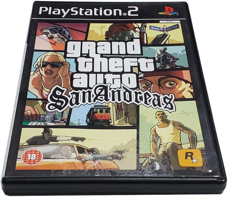PS2 Grand Theft Auto San Andreas (GTA)