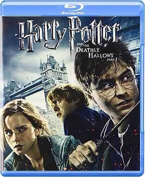 Harry Potter & The Deathly Hallows Part 1 & Part 2  (4 discs Blu Ray DVD)