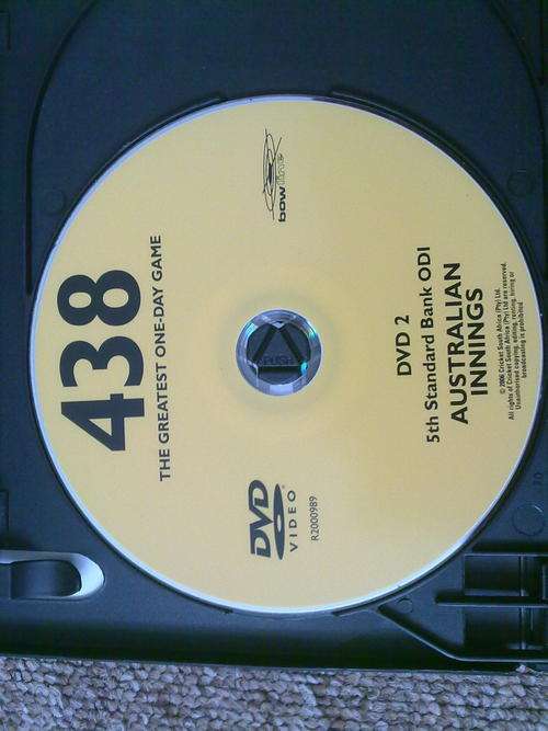 438 THE GREATEST ONE DAY CRICKET GAME