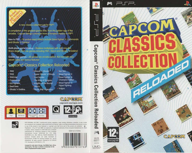 Capcom Classic Collection Reloaded (PSP)