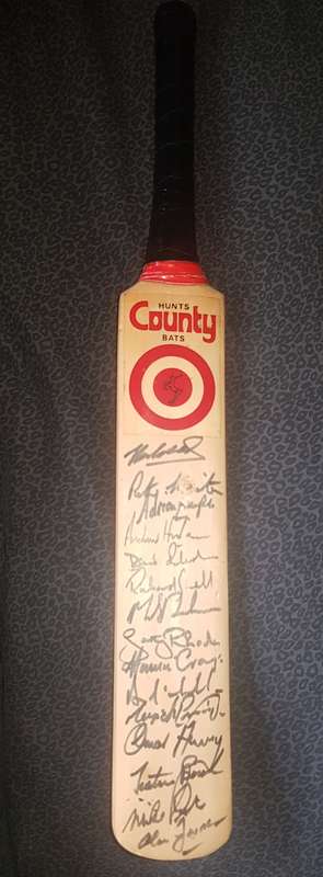 Cricket Signed Bat Proteas 1992 WC Cricket Team