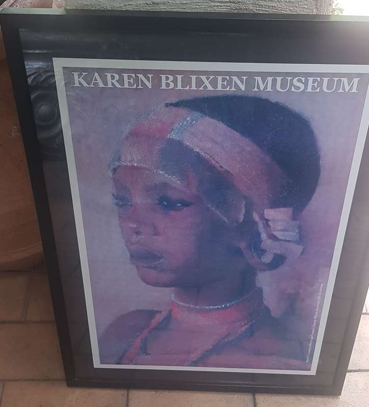 Karen Blixen Museum Poster African Girl