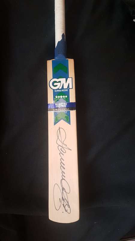 Cricket Bat Signed Herschelle Gibbs