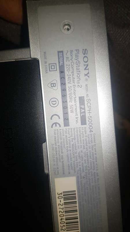 PlayStation 2 PS2 Console Satin Silver SCPH 50004