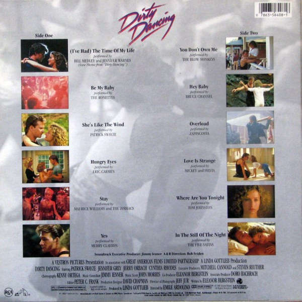 Dirty Dancing Vinyl Various Artist Original Soundtrack From The Vestron Motion Picture Vinyl