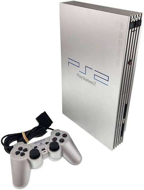 PlayStation 2 PS2 Console Satin Silver SCPH 50004