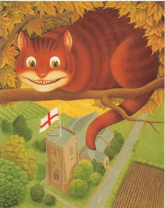 The Cheshire Cat Frances Broomfield Print