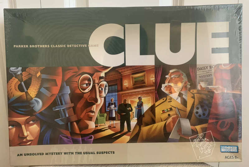 Clue (U.S.) / Cluedo (U.K.) Board Game