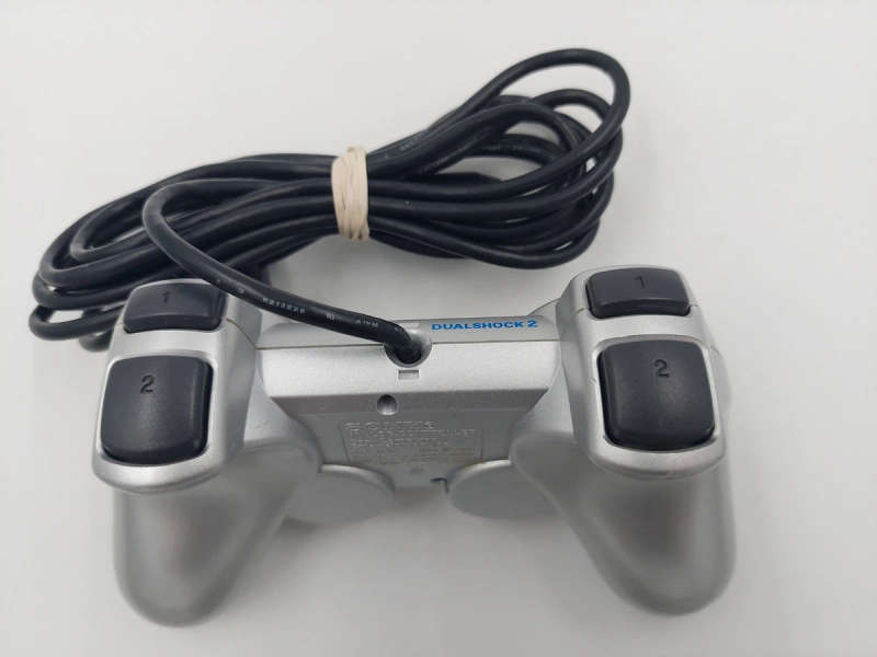 Sony Controller Dualshock 2 Ps2 Controller Satin Silver Wired