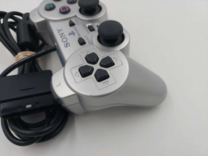 Sony Controller Dualshock 2 Ps2 Controller Satin Silver Wired