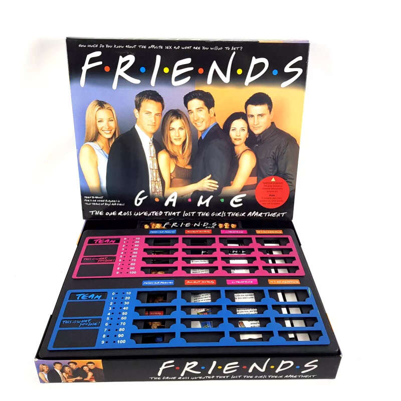 Friends Board Game The One Ross Invented That Lost the Girls Their Apartment Board Game
